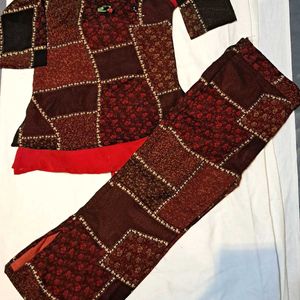 New Print Sharara with Short Kurti (3-4 Years)