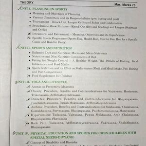 Class 12th Physical Education Book