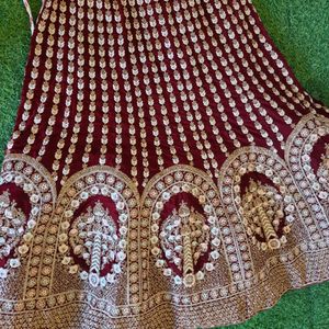 Bridal Lehenga Set Heavy