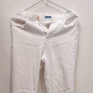 White Slim Fit Jeans