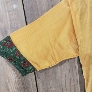 Long Gown (Mustard & Green)