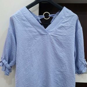 blue designer top for womens