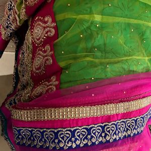 Lehenga And Drape