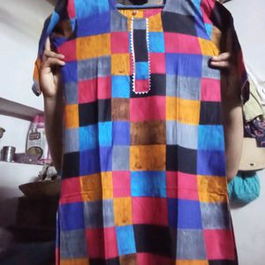 New Cotton Fabric Kurti For Women's