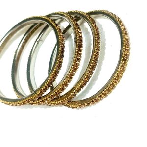 Golden Stone Bangles