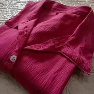 Pink Shirt Women Girls