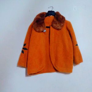 Fur Coat With Detachable Collar