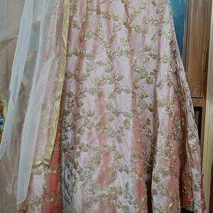 Wedding Or Partywear Fancy Heavy Dress