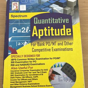 Spectrum Quantitative Aptitude Textbook