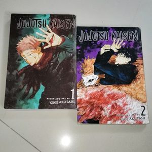 Jujutsu Kaisen Volume 1 And 2 Manga