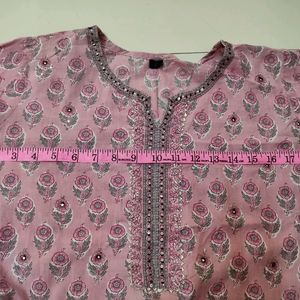 Cotton Kurta Pent Dupatta Set