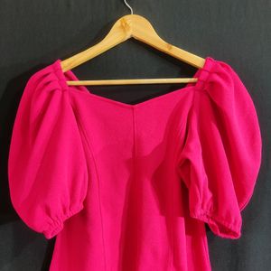 Pink Off Shoulder Top (Women)