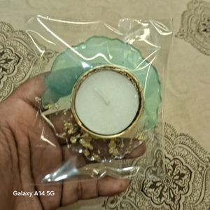 Pack Of 3 Resin Candle Holder