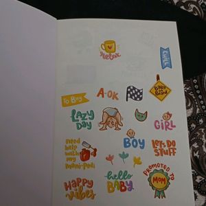 Maternity Sticker Book For Mommy To Be