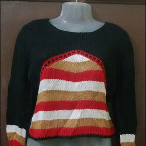 Korean Crop Sweater