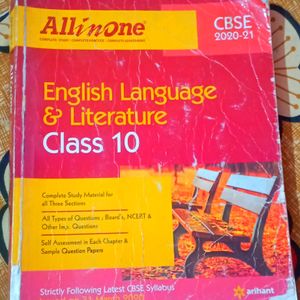 Class 10 English All In One Book