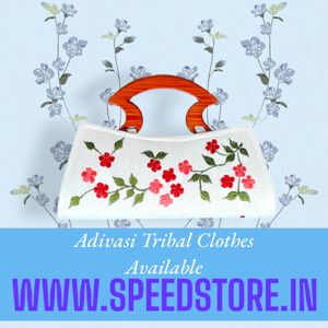 Adivasi Tribal Embroidered Handbag For Girls