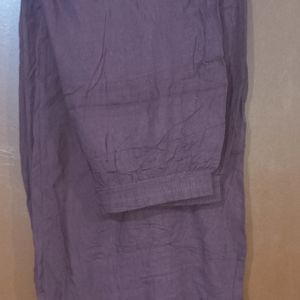 Khadi Silk Kurta Plazo Set