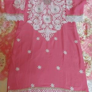 WOMEN PATIALA HOUSE STITCHED STRAIGHT KURTA SET 🔥