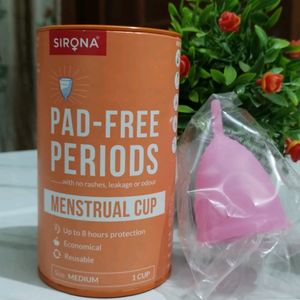 (Sealed) Sirona Menstrual Cup (Medium) + Wash(100)