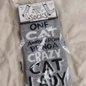 Socks Cat Lady Aesthetic Wear