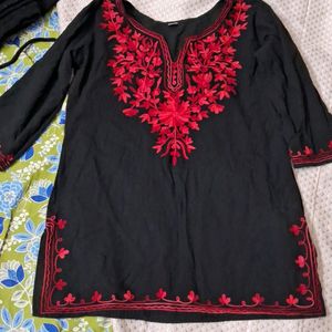 Black Short Kurti