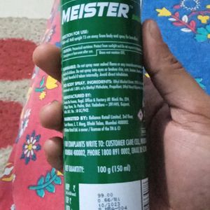 New Meister Body Deo Spray