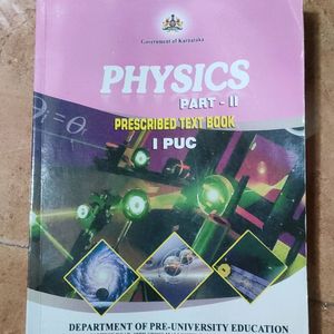 Physics For I PUC