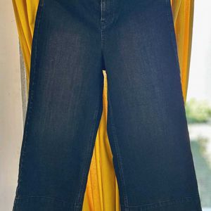 Bhane: Wide Leg High Waste Jeans