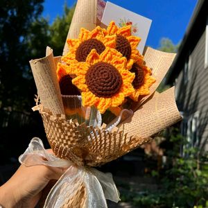 Crochet Sunflower Bouquet 🌻