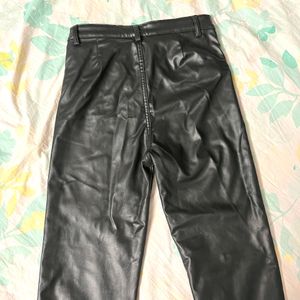 Black Leather Pant