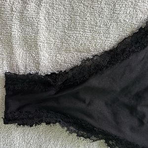 H&M RIBBED-DETAIL THONG