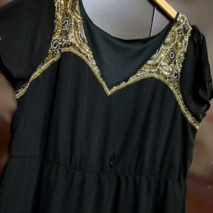 Black Dress Gown For Girl Or Woman 42 Bust