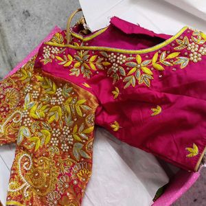 Kanchi Pattu Saree With Blouse