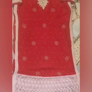 LACES KURTI SET