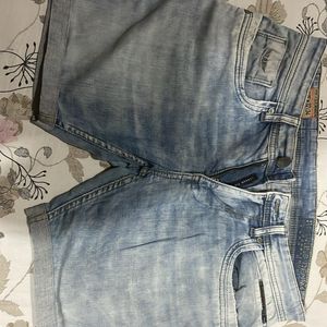 Men Denim Shorts Waist 32 Length 15.5