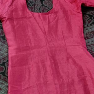 Pink & Yellow Kurta