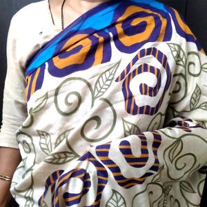 Multicolor Saree For Sale. (No Blouse)