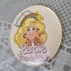 Vintage Barbie Friends Club & Batman Forever Badge