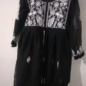 Elegant black  short kurti for Women