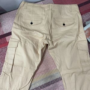 Beige/cream color Cargo Pants