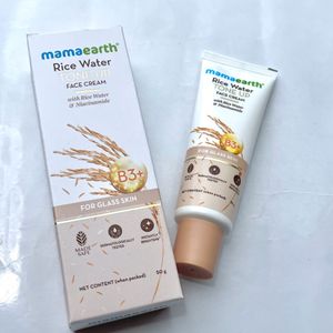 Combo Of Mamaearth Rice Water Toner And Cream