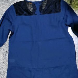 Taanz Navy Blue Top