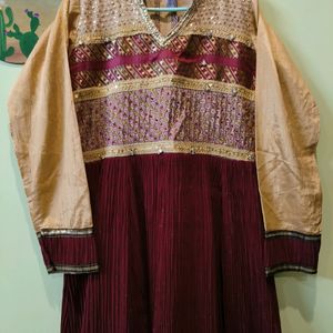 Anarkali Kurta With Bottom