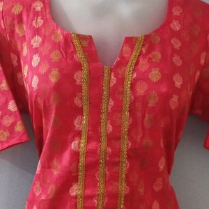 pink kurta