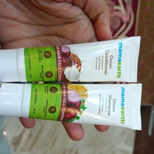 Mamaearth Onion Shampoo And Conditioner