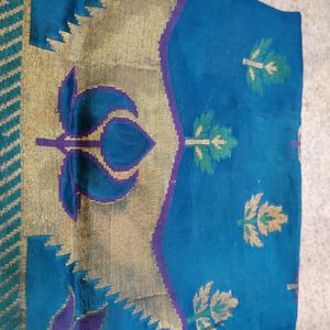 A Blue Colour Saree