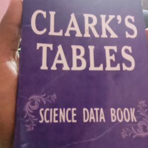 CLARK, S TABLES SCIENCE DATA BOOK