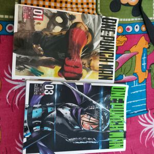 One Punch Man Vol. 1and 3 Manga/book