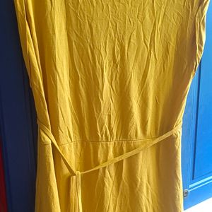 Classy Benetton Mustard Dress